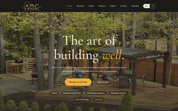 ARC Construction Group, Construction